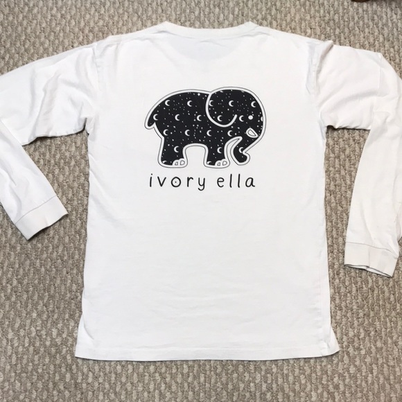 ivory ella Tops - Ivory Ella long sleeve tee shirt -excellent-small